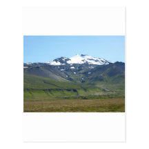 Berg in Island Postkarte