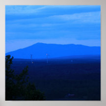 Berg Monadnock Dämmerung Wachusett Berg Plakate