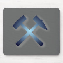Bergbau mining Symbol Mousepad