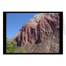 Berge an zion Nationalpark Grußkarten