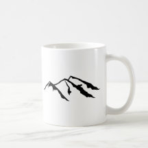 Berge Kaffeetasse