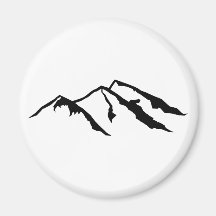Berge Kühlschrankmagnet