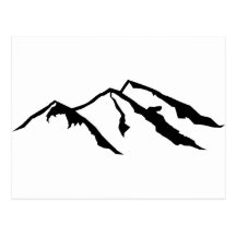 Berge Postkarte