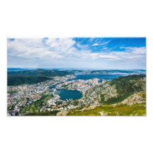Bergen-Stadt Kunstfoto
