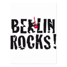 Berlin rocks postkarte