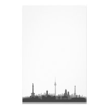 Berlin Skyline Individuelles Büropapier