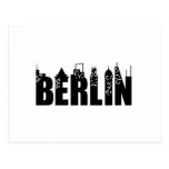 Berlin-Skyline-Wolkenkratzer-Stadt Postkarten