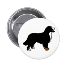 Bernese Gebirgshund Triclolor Anstecknadelbuttons
