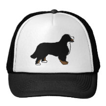 Bernese Gebirgshund Triclolor Retrokultmütze