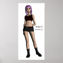 Bernsteinfarbiges G-Plakat