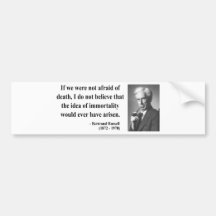 Bertrand Russell-Zitat 1b Autoaufkleber