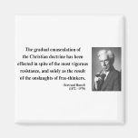 Bertrand Russell-Zitat 7b Kühlschrankmagnet