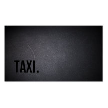 Beruflich schwärzen Sie heraus Taxi-Geschäfts-Kart Visitenkarten