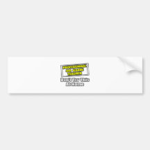 Beruflicher 4. Grad-Lehrer-… Witz Auto Sticker