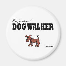 Beruflicher Hundewanderer Magnete