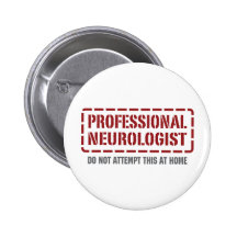 Beruflicher Neurologe Anstecknadelbutton