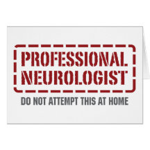 Beruflicher Neurologe Grußkarte