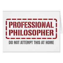 Beruflicher Philosoph Karte