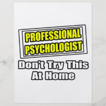 Beruflicher Psychologe-… Witz Bedruckte Flyer