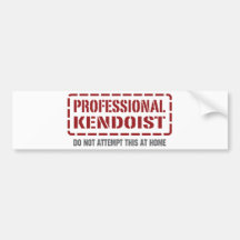 Berufliches Kendoist Auto Sticker