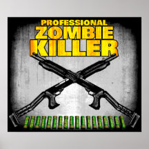 Berufliches Zombie-Mörder-Plakat