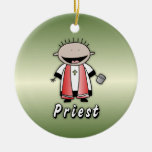 Berufs-Priester-religiöser Klerus personalisiert Ornamente