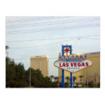 Berühmtes Vegas-Zeichen Postkarte