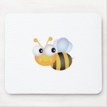Beschäftigte Biene Mousepad