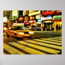 BeschleunigenNYC Taxi Posterdrucke