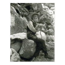 Beschreibung John Muir, amerikanischer Naturschütz Postkarten