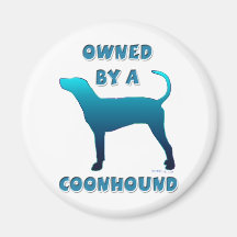 Besessen durch einen Coonhound Magnete