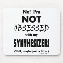 Besessen gewesener synthesizer mousepads