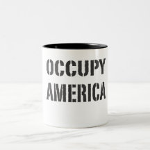 Besetzen Sie Amerika-Becher Kaffeehaferl