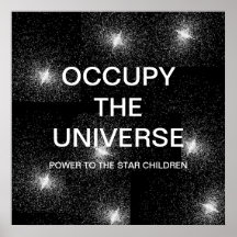 BESETZEN SIE DAS UNIVERSUM POSTERDRUCK