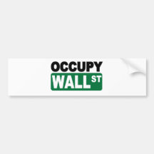 Besetzen Sie Wall Street Autoaufkleber