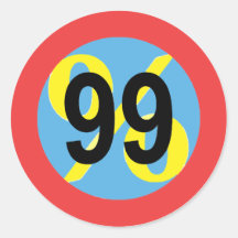 besetzen Sie - wir sind die 99% Runde Sticker