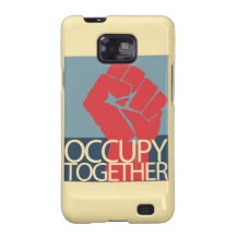 Besetzen Sie zusammen Protest-Kunst-Occupy Wall St Samsung Galaxy S2 Cover