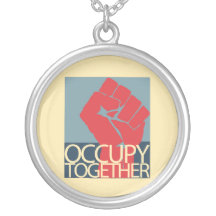 Besetzen Sie zusammen Protest-Kunst-Occupy Wall St Halskette