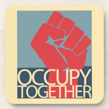 Besetzen Sie zusammen Protest-Kunst-Occupy Wall St Drink Untersetzer