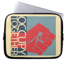 Besetzen Sie zusammen Protest-Kunst-Occupy Wall St Computer Sleeve Schutzhüllen