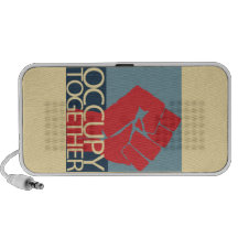 Besetzen Sie zusammen Protest-Kunst-Occupy Wall St Notebook Lautsprecher