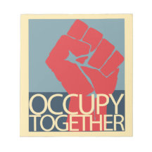 Besetzen Sie zusammen Protest-Kunst-Occupy Wall St Kladden