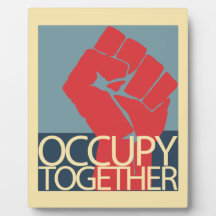 Besetzen Sie zusammen Protest-Kunst-Occupy Wall St Platten