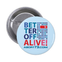 Besser gestellt lebendiges! /Abort73.com Anstecknadel