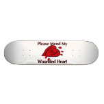 Bessern Sie mein verletztes Herz aus Individuelle Skatedecks
