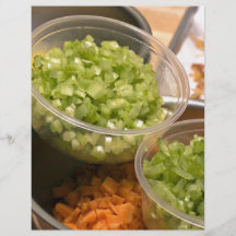 Bestandteile der Veggie-und Ei-Nahrung Flyer