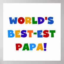 Beste der Papa-T-Shirts und Geschenke der helle Fa Posterdrucke