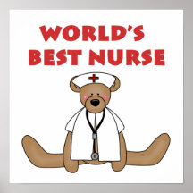 Beste die Krankenschwester-T-Shirts und Geschenke  Posterdrucke
