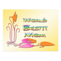 Beste die Mamma-Postkarte der Welt