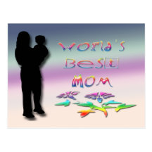 Beste die Mamma-Postkarte der Welt